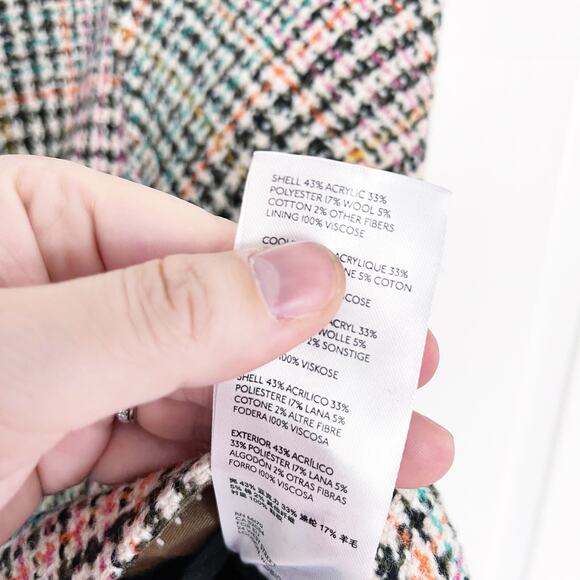 Maeve by Anthropologie Bijou Plaid Tweed Knit Mini Skirt - Picture 5 of 8